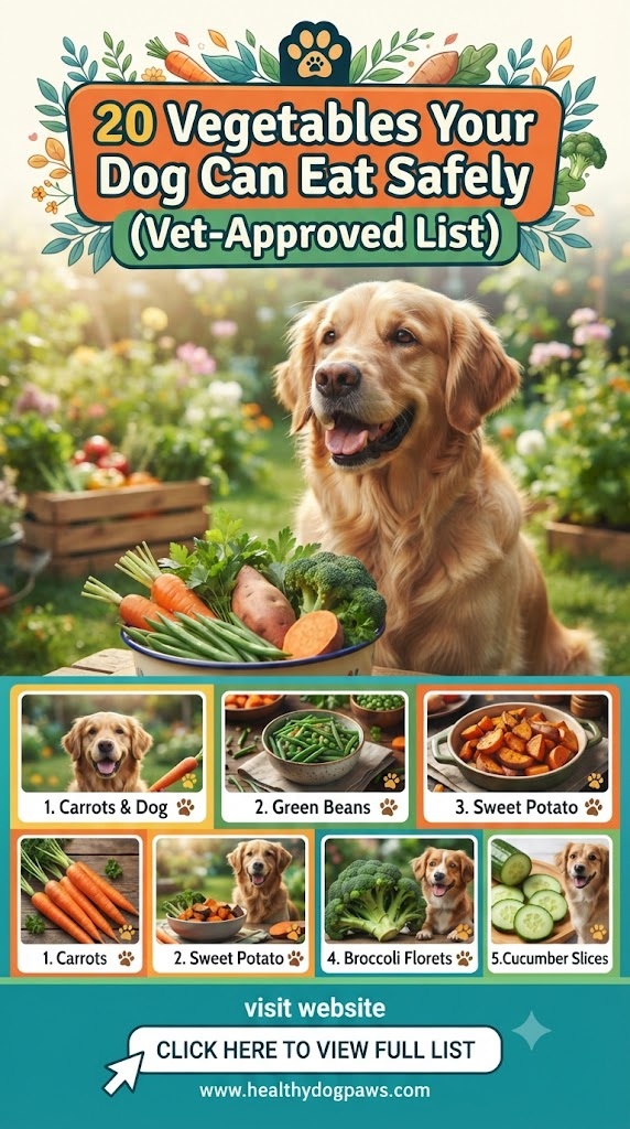 20 Safe Veggies Your Dog Will Actually Love