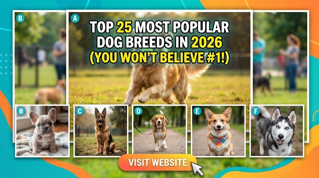 Top 25 Most Popular Dog Breeds in 2026