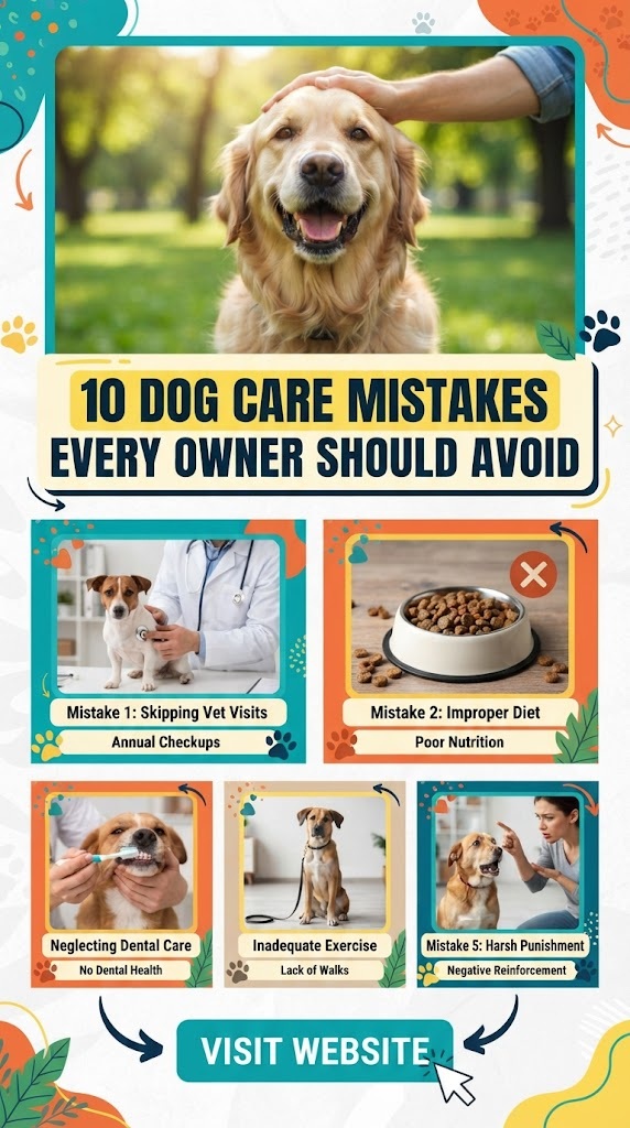 10 Dog Care Mistakes Every Owner Should Avoid