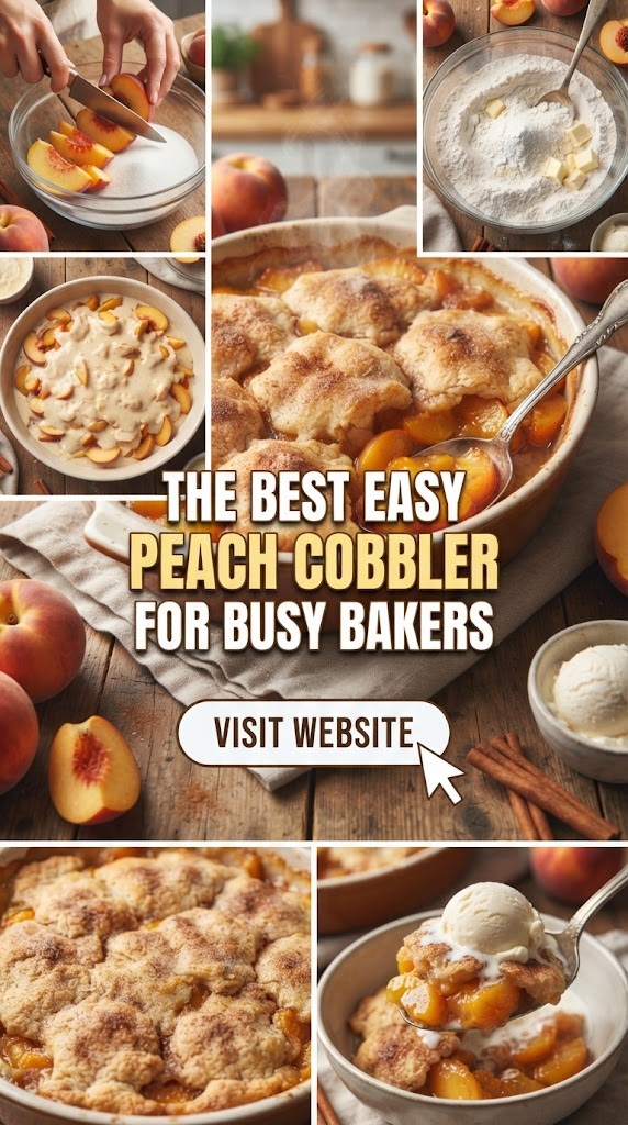 The Best Easy Peach Cobbler for Busy Bakers